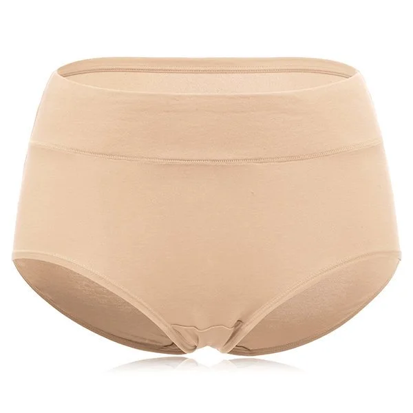 Zolucky Women Cotton Seamless Solid Panty Breathable Briefs | zolucky