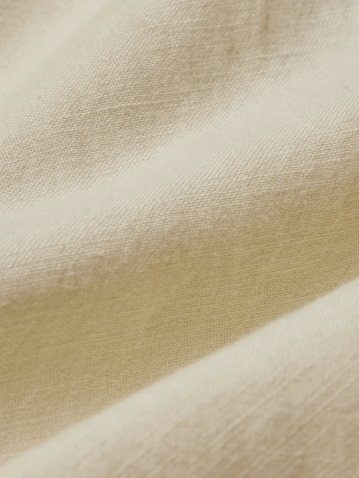 Linen Plain Crew Neck Maxi Dress