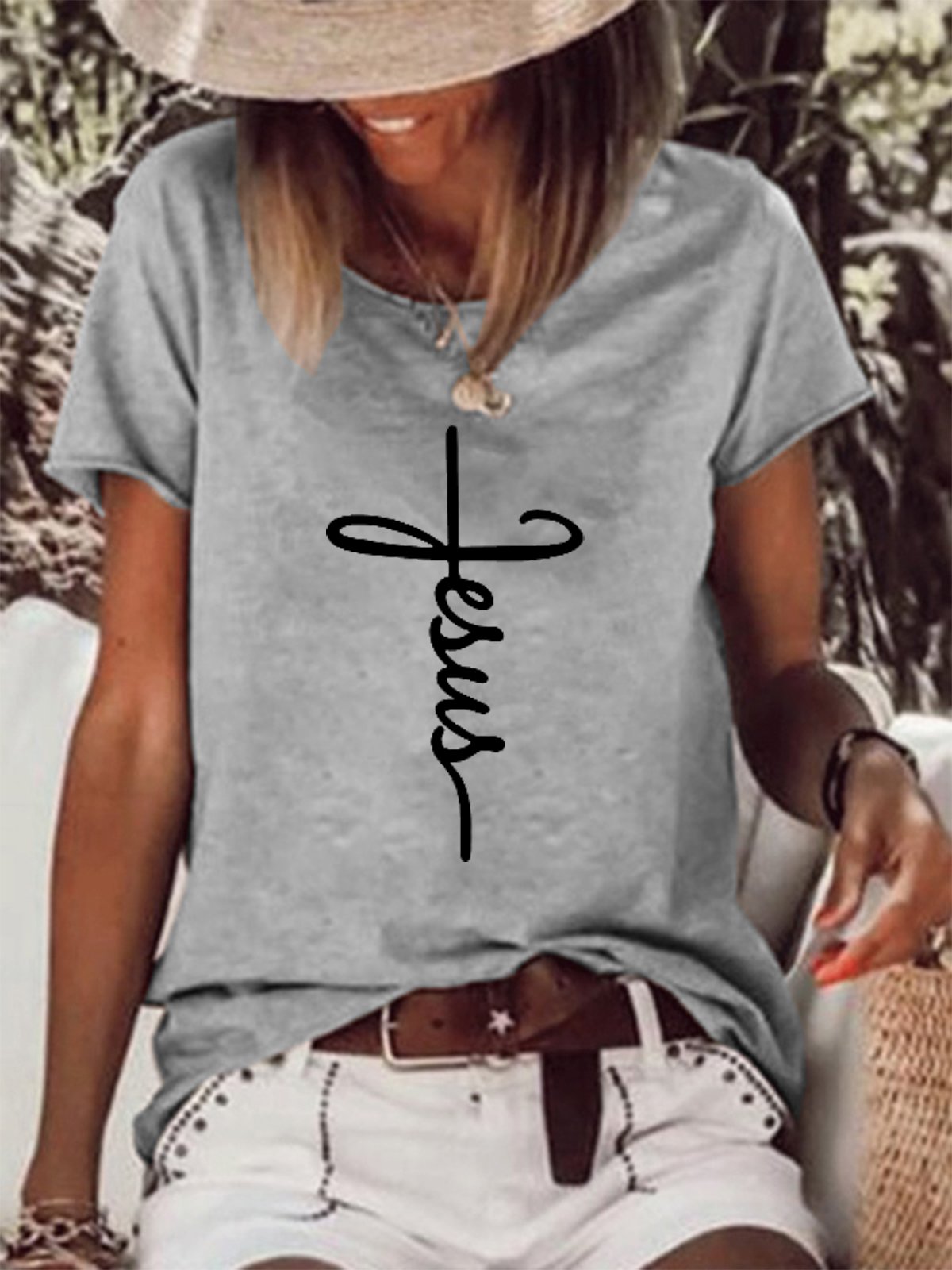 Jesus Women's Short sleeve Top
