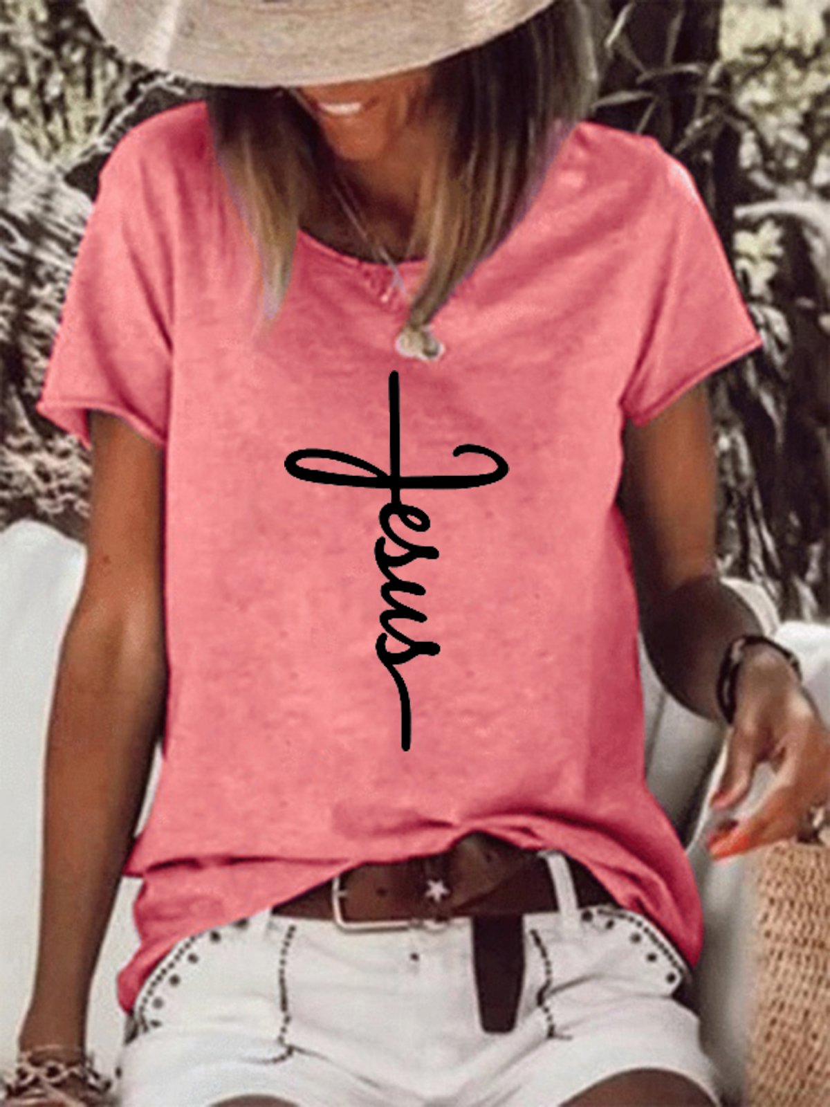 Jesus Women's Short sleeve Top