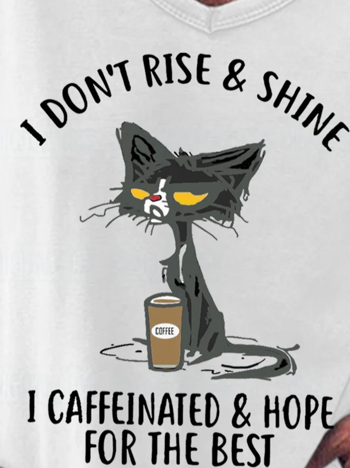 I Caffeinated And Hope For The Best Shirt&Top