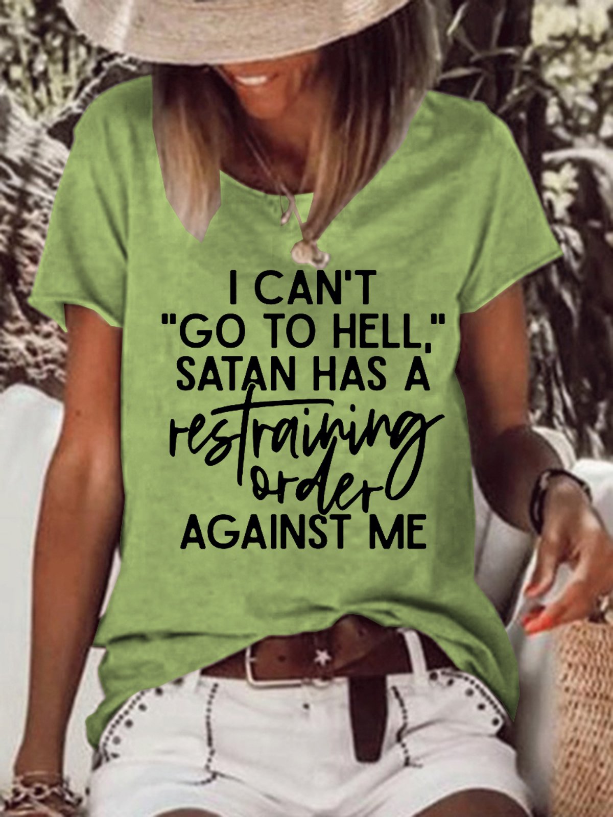 I Can't Go To Hell Loosen Short Sleeve T-Shirt