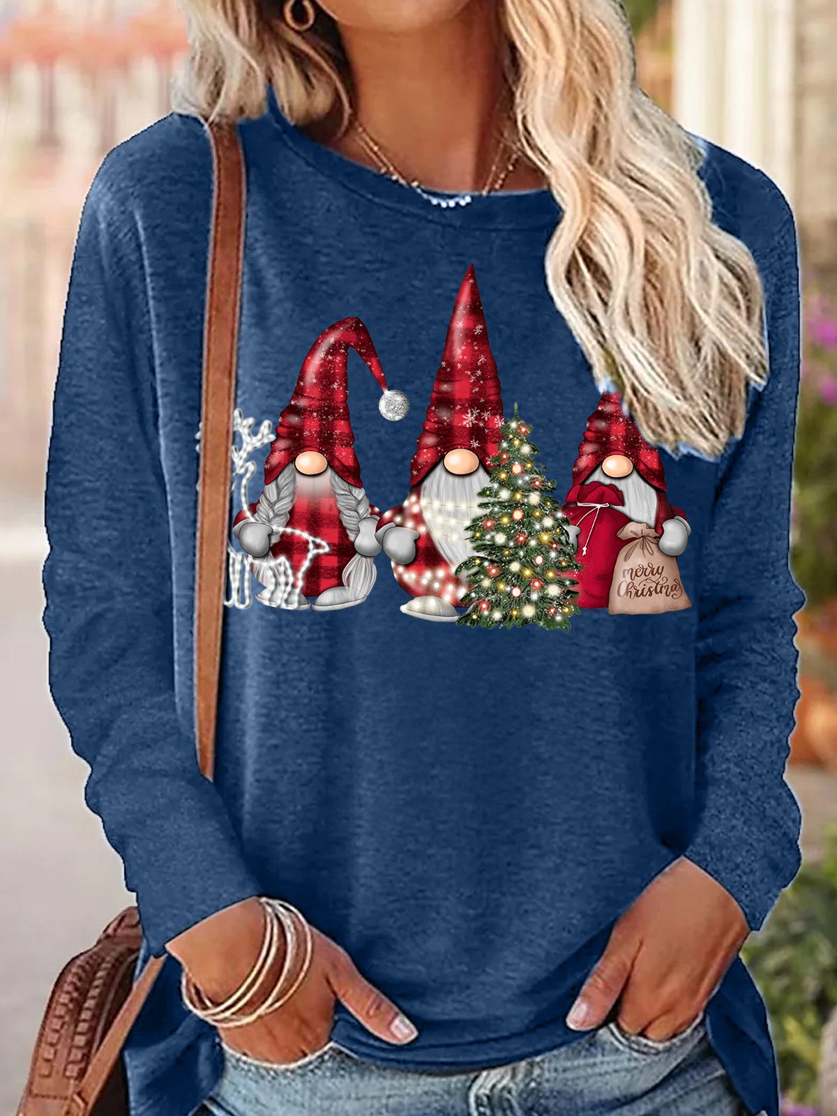 Womens Merry Christmas Top