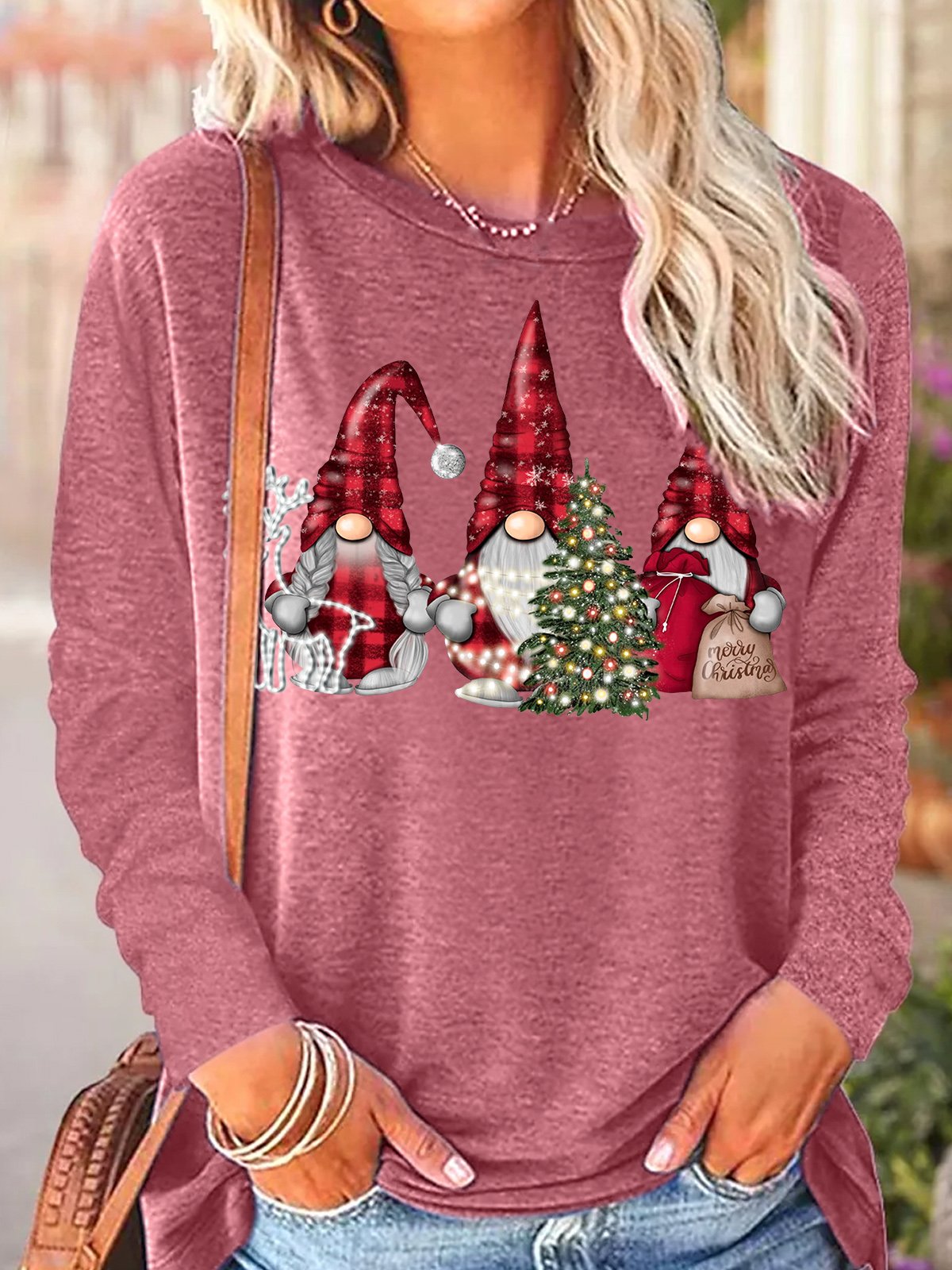 Womens Merry Christmas Top