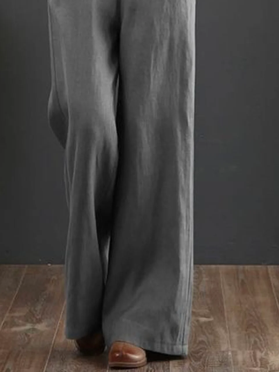 Plain Loose Casual Pants