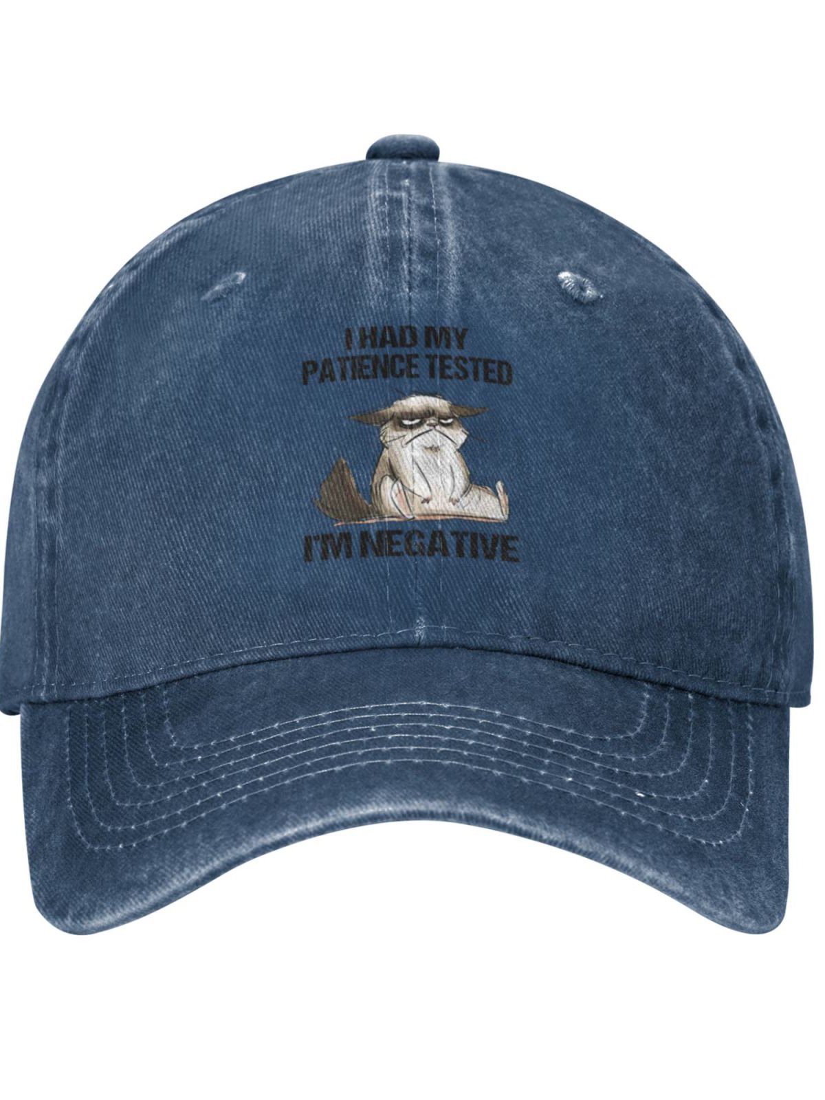 I Had My Patience Tested Animals Graphic Adjustable Hat