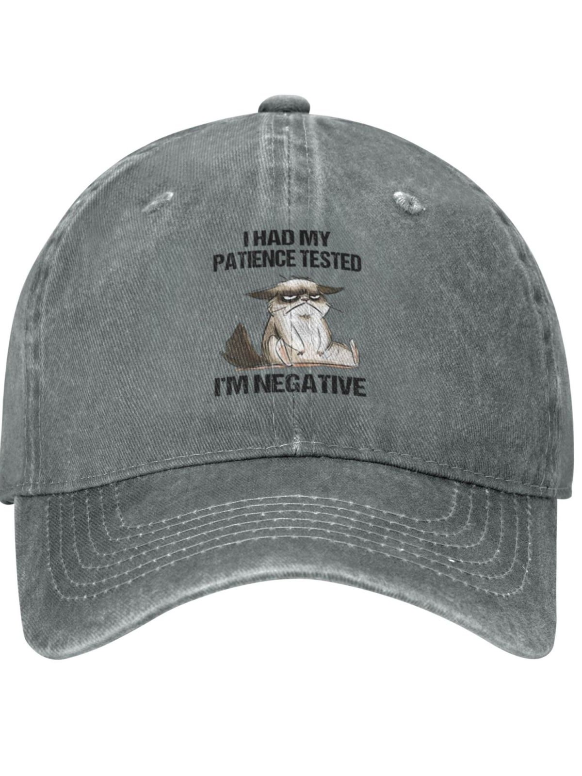 I Had My Patience Tested Animals Graphic Adjustable Hat