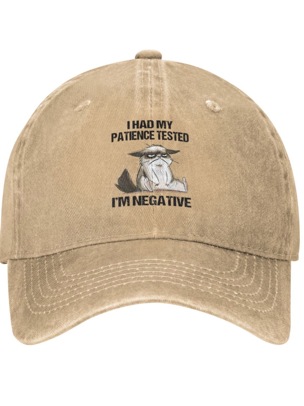 I Had My Patience Tested Animals Graphic Adjustable Hat