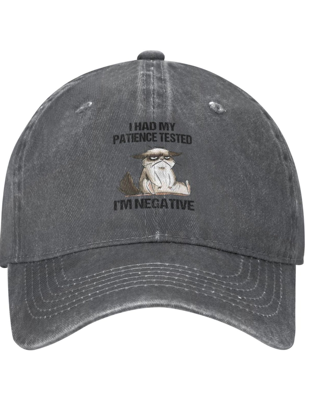 I Had My Patience Tested Animals Graphic Adjustable Hat