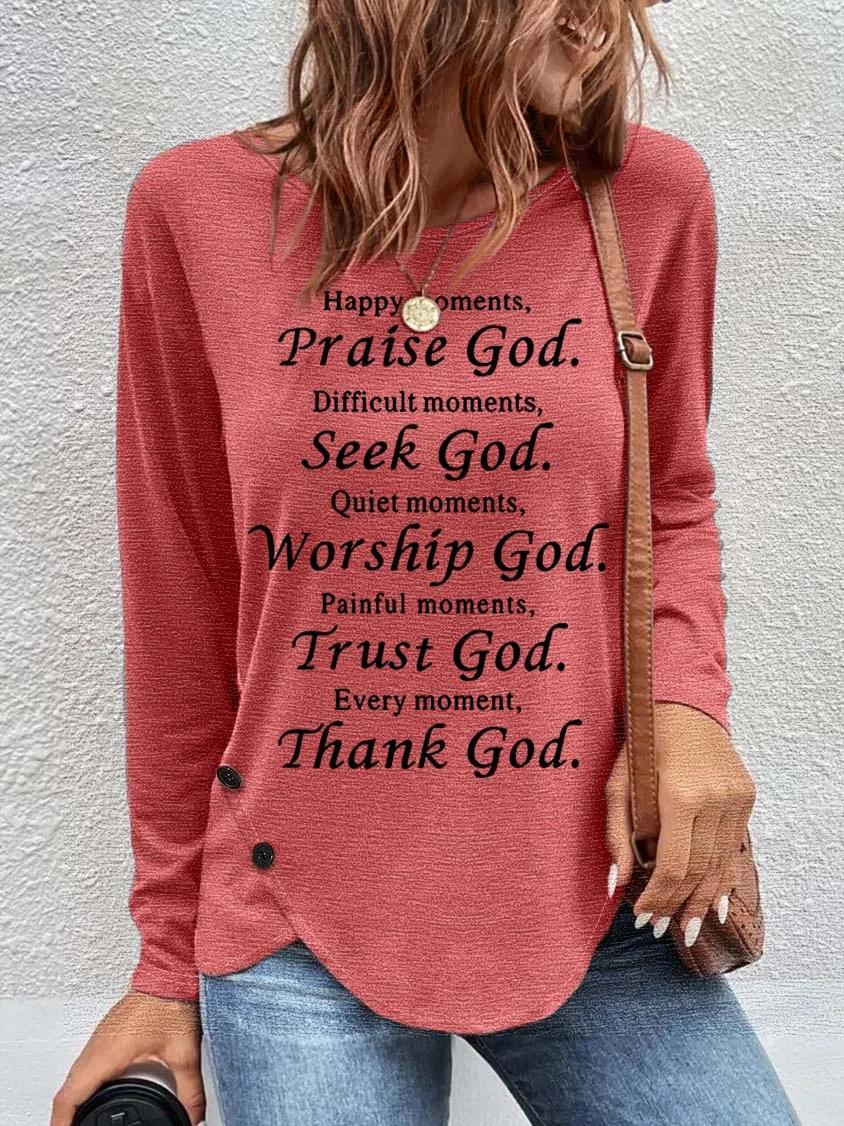 Women's Thanks God Casual Top