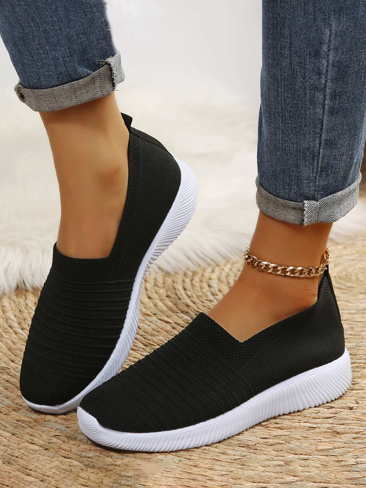 Breathable Slip On Sports Sneakers | zolucky