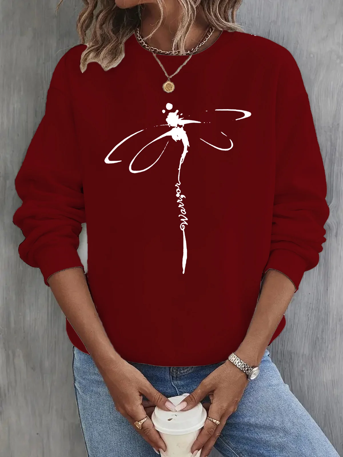 Dragonfly Casual Sweatshirt