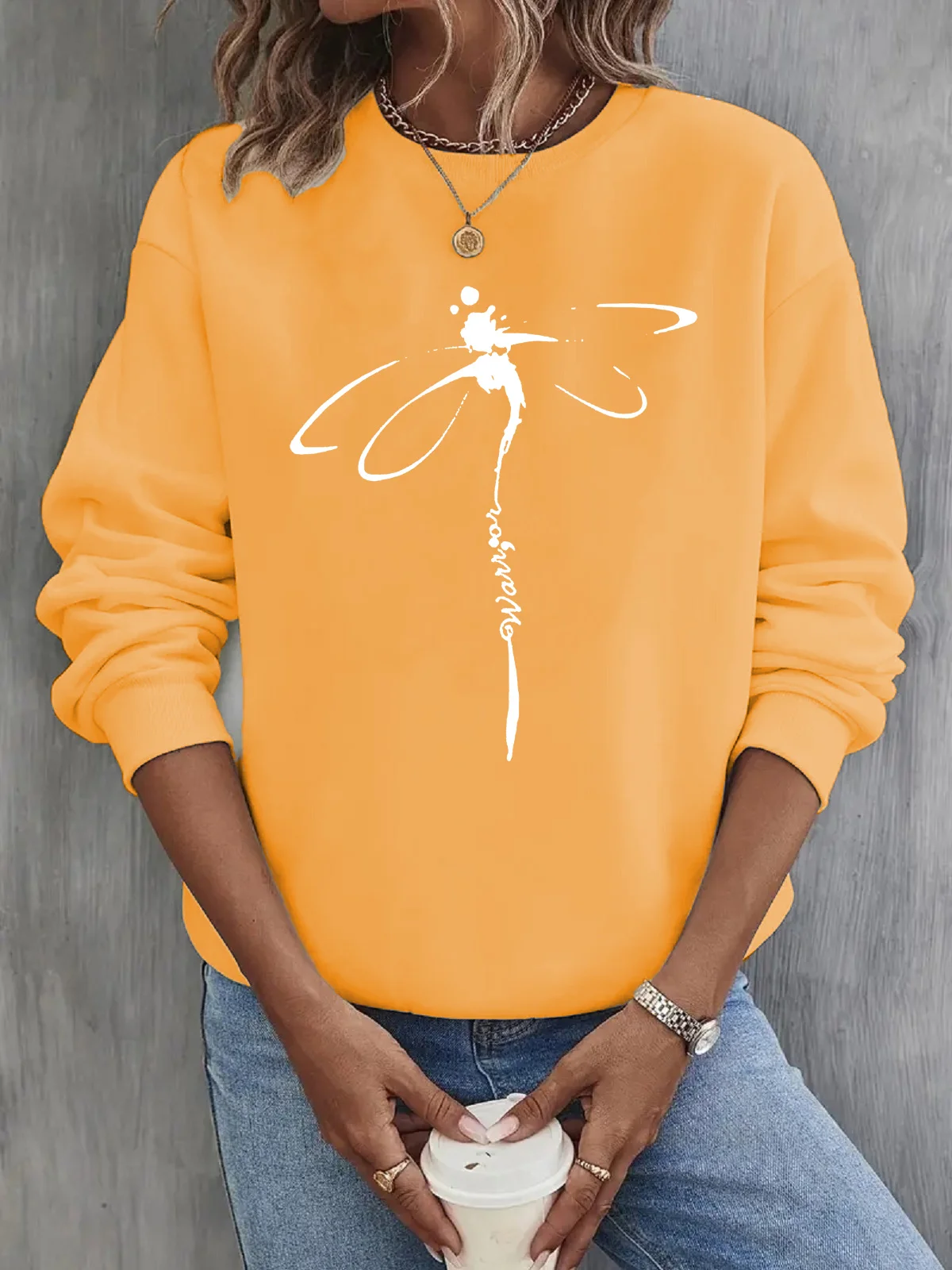 Dragonfly Casual Sweatshirt