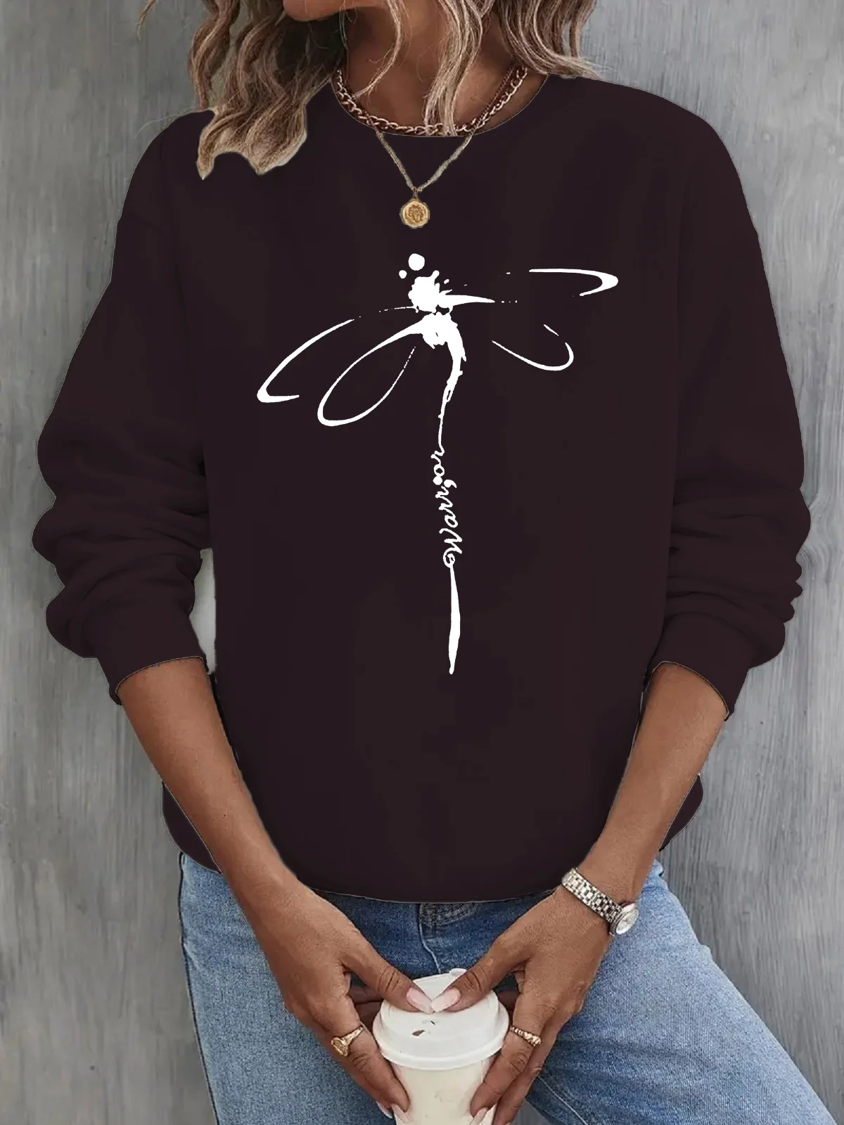 Dragonfly Casual Sweatshirt