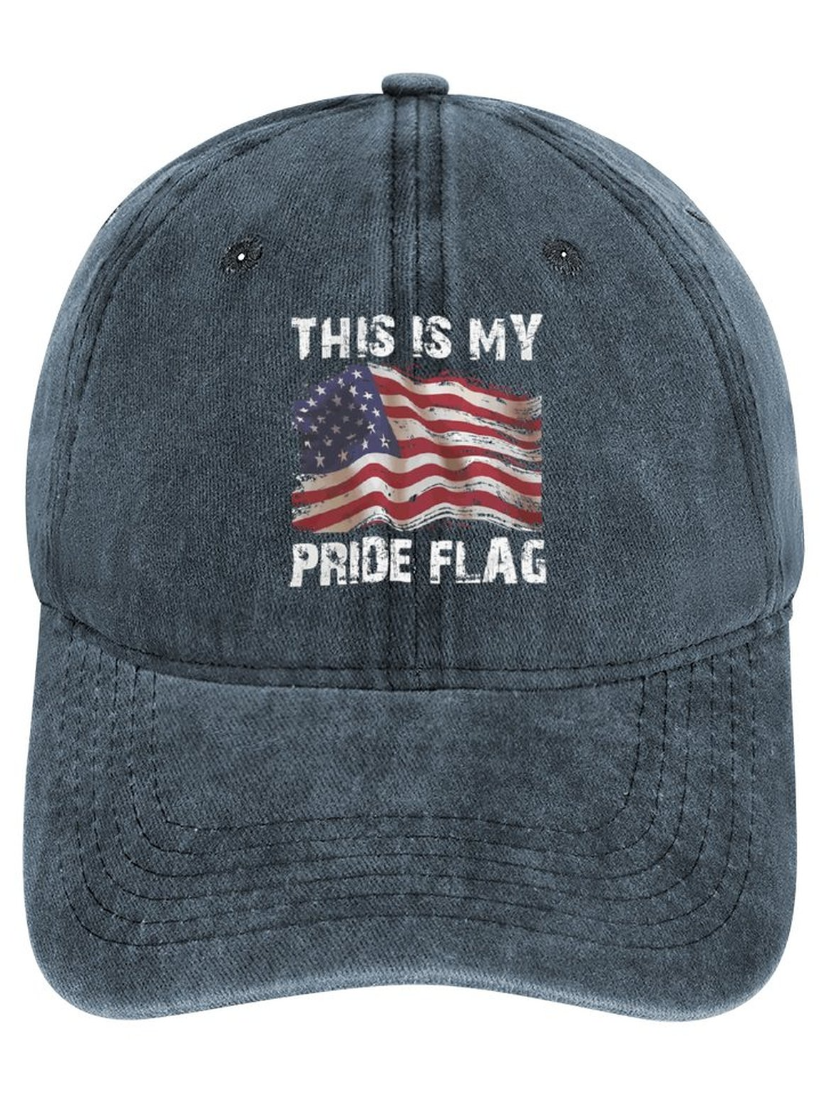 Men's /Women's Funny This Is My Pride Flag Graphic Printing  Denim Hat