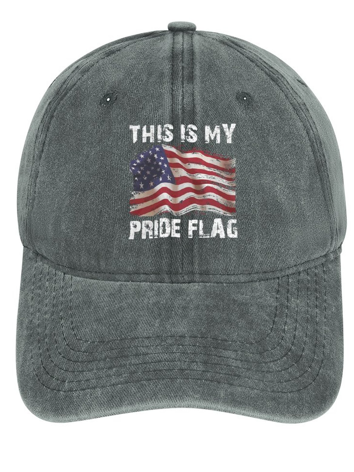 Men's /Women's Funny This Is My Pride Flag Graphic Printing  Denim Hat