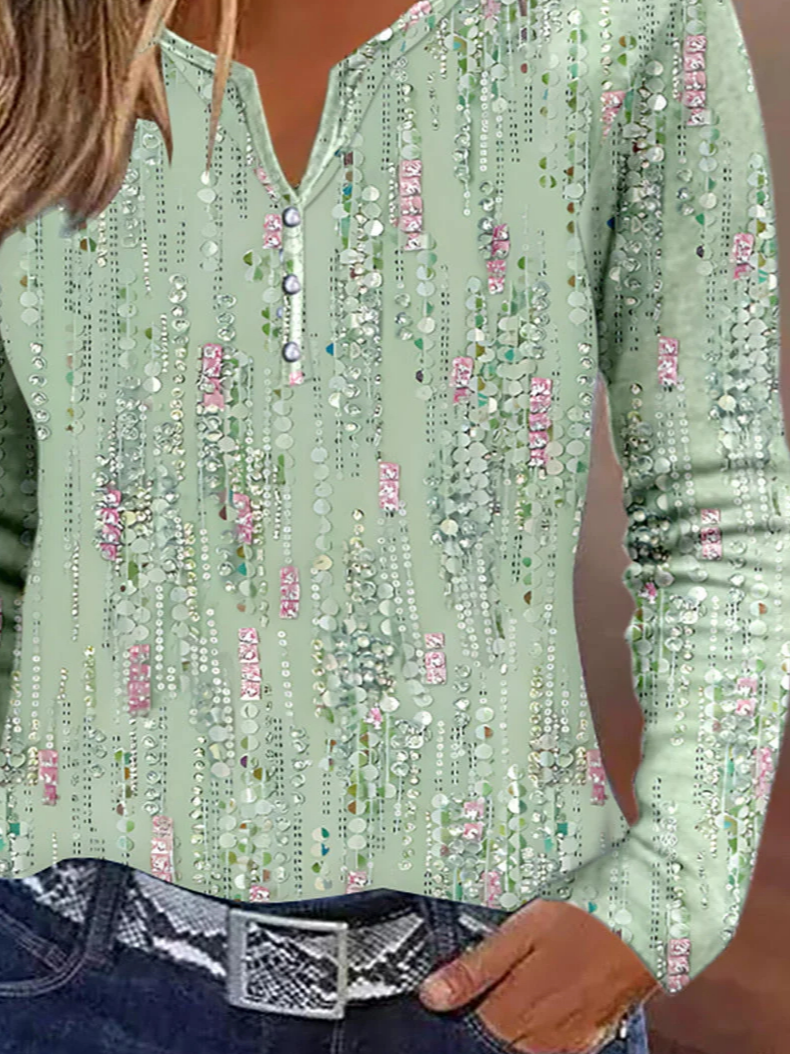 Casual Notched TShirt zolucky