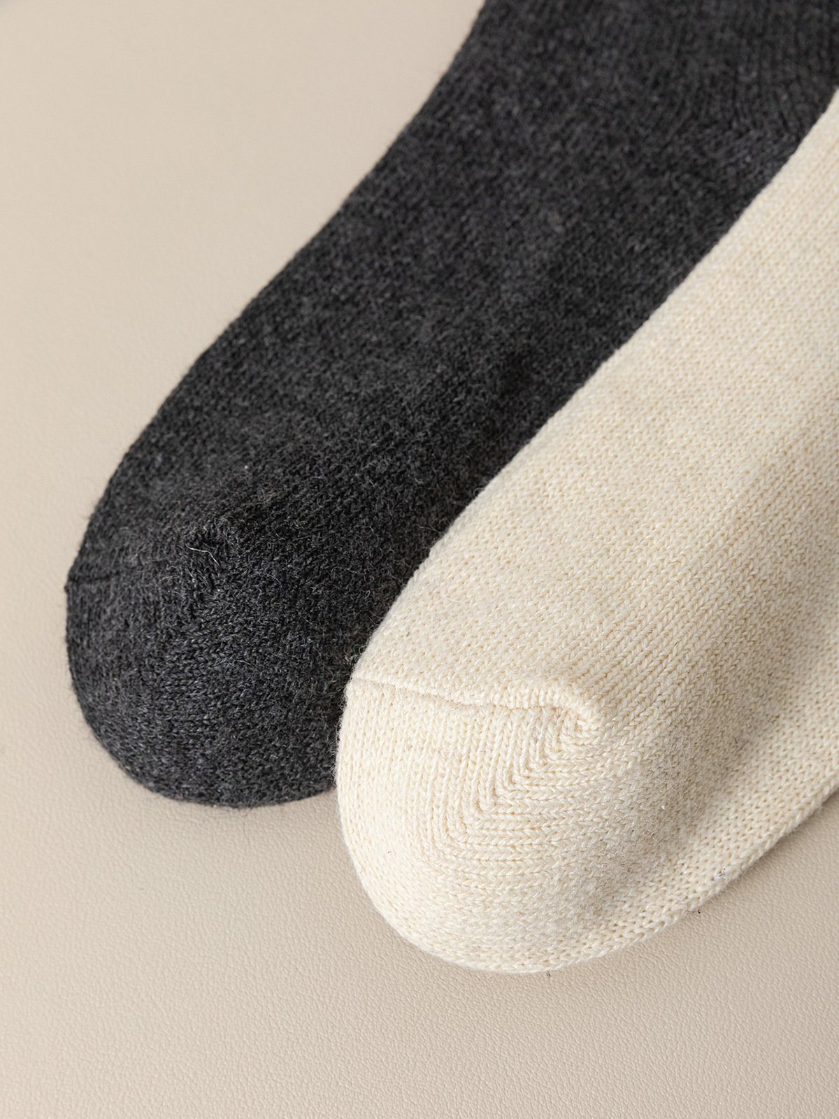 1pair Women High-Elastic Comfy Wool-Blend Over the Knee Socks