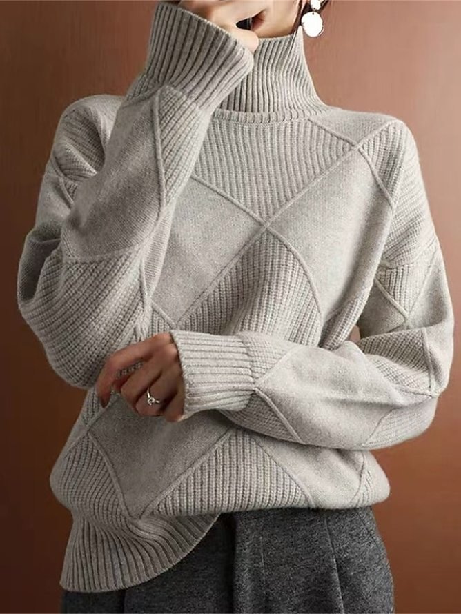 Yarn/Wool Yarn Casual Sweater