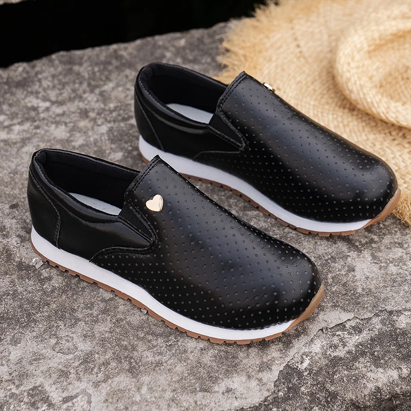 All Season Casual Abstract Pu Skate Shoes