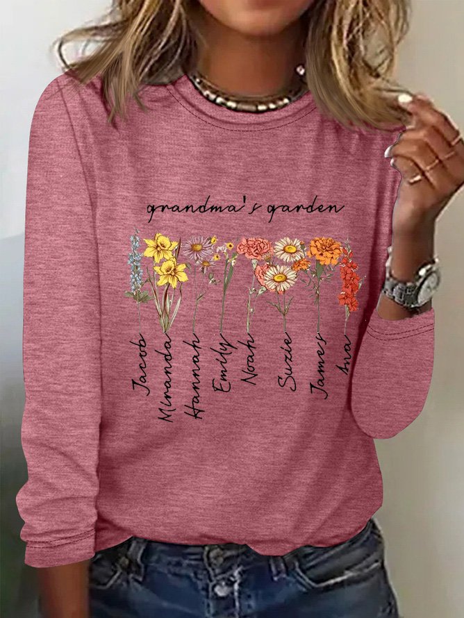 Loose Floral Casual T-Shirt