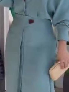 Simple Regular Fit Plain Dress With No Belt