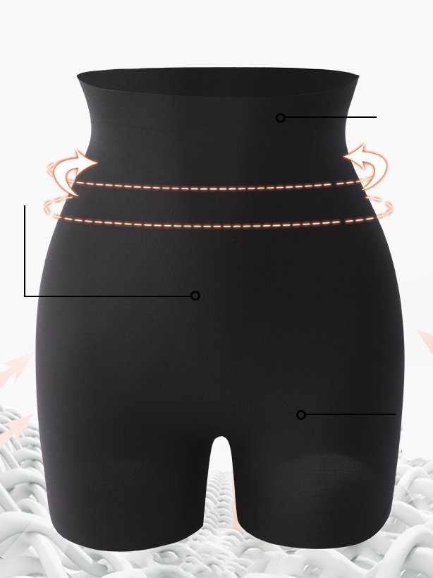 Abdominal tightening, buttocks lifting, and seamless buttocks boosting safety pants