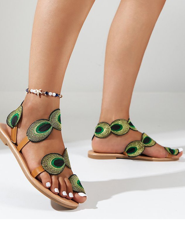 Leather Summer Casual Sandal