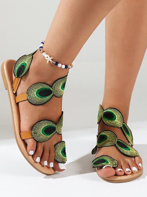Leather Summer Casual Sandal