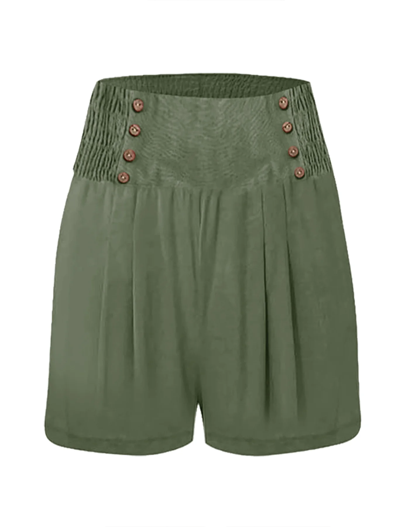 Casual Loose Plain Pocket Stitching Shorts