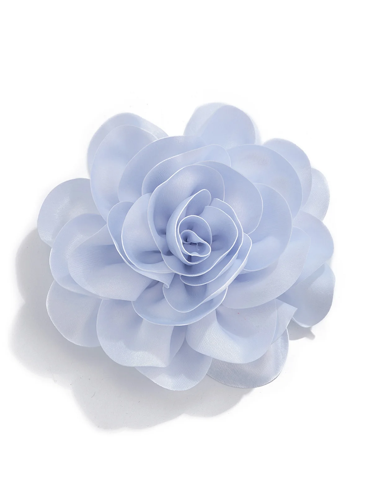 1pc Satin Flower Brooch Suitable For Holiday Parties