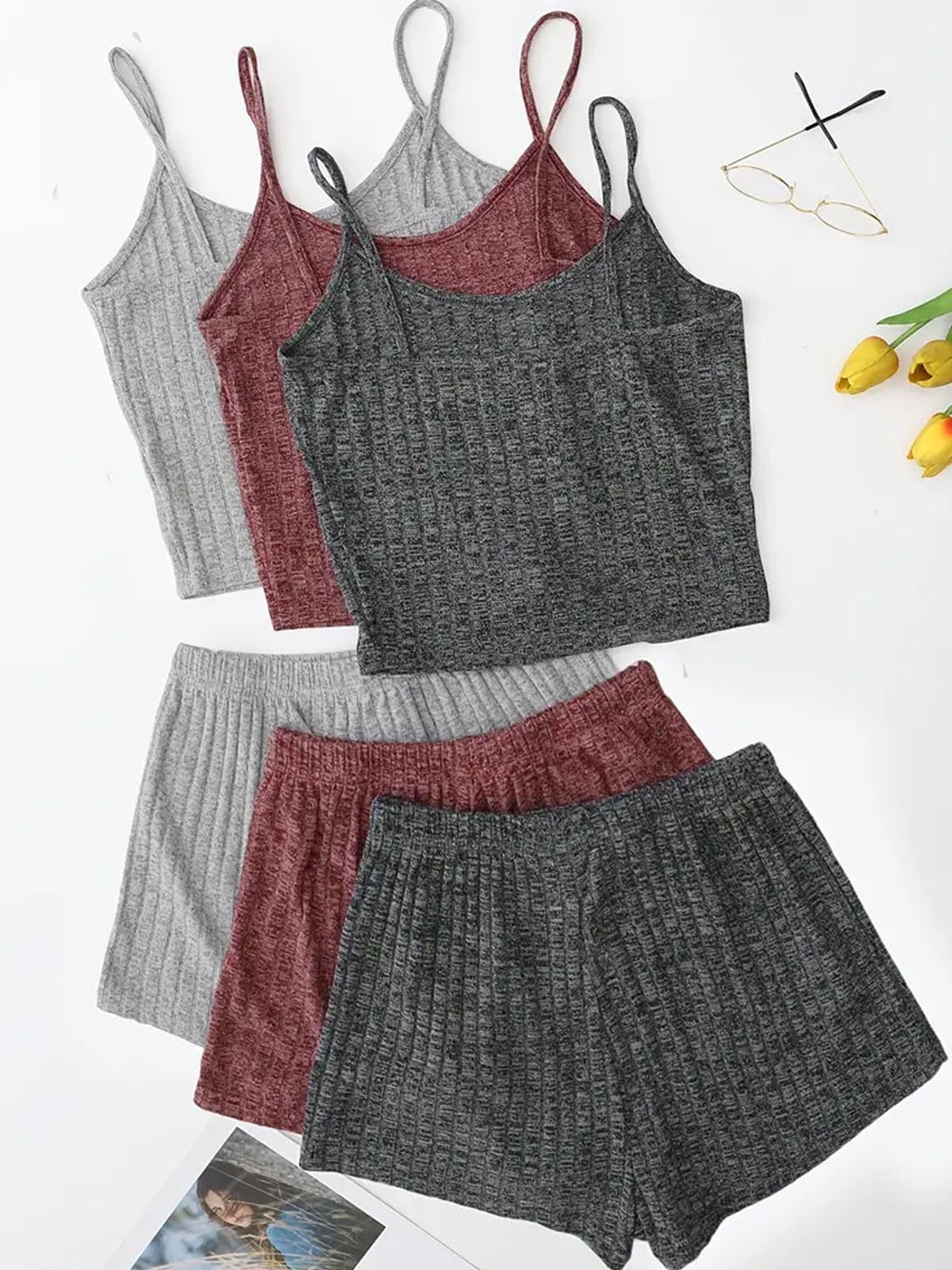 Casual Spaghetti Loose Two-Piece Set