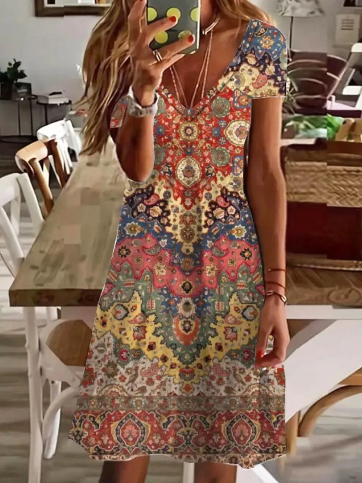 Loose Casual Ethnic Dress