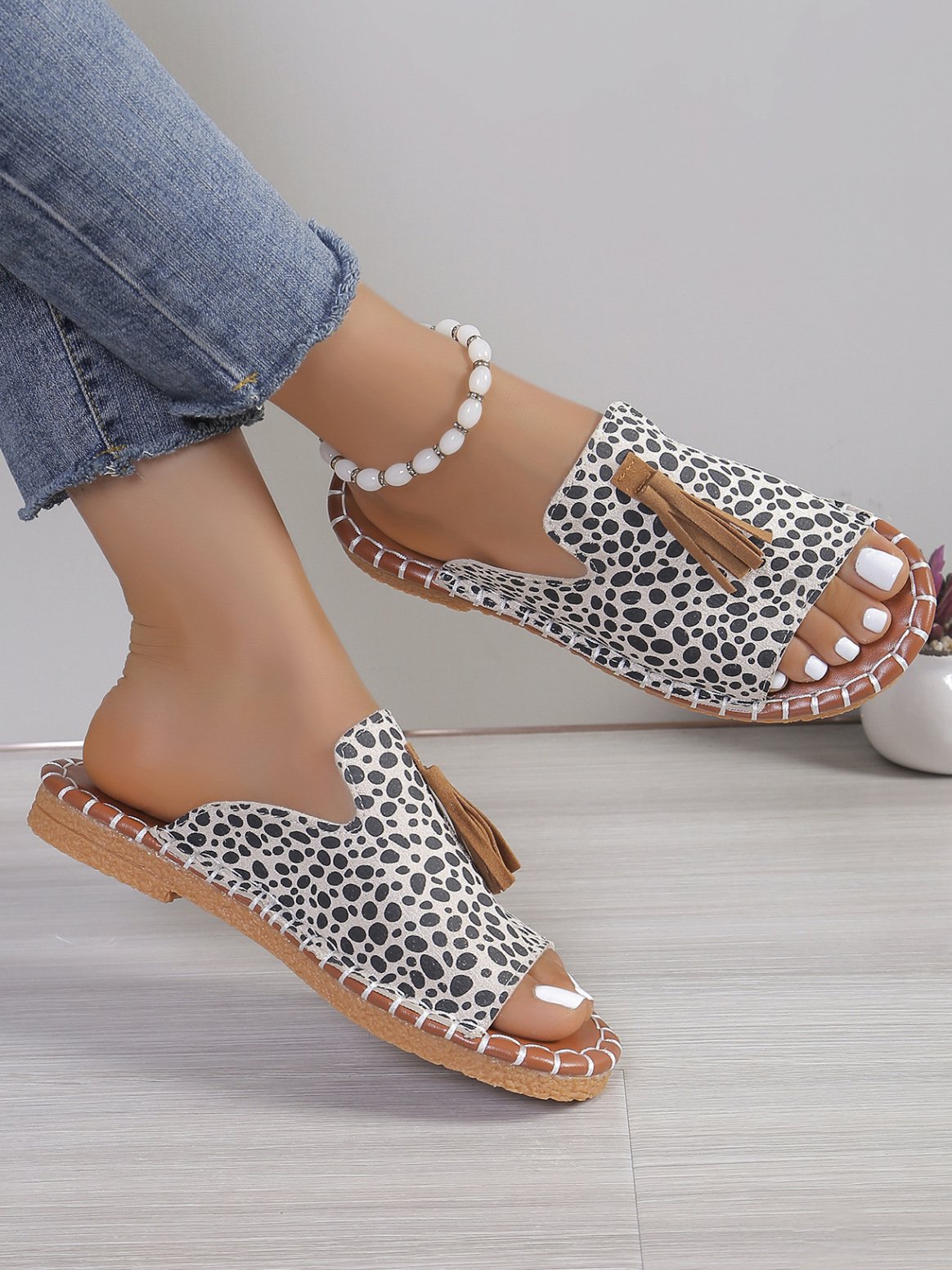 Summer Plain Casual Slide Sandals