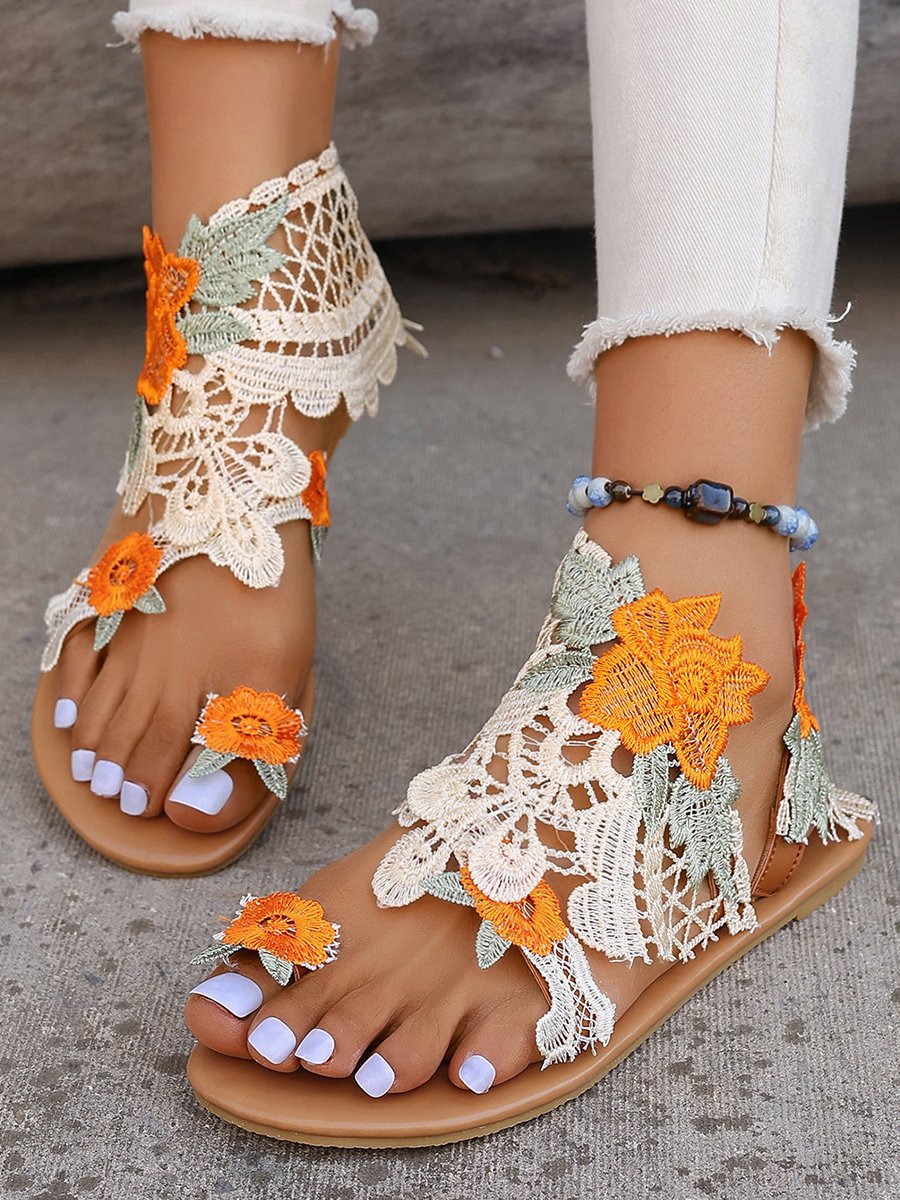 Lace Summer Vacation Sandal