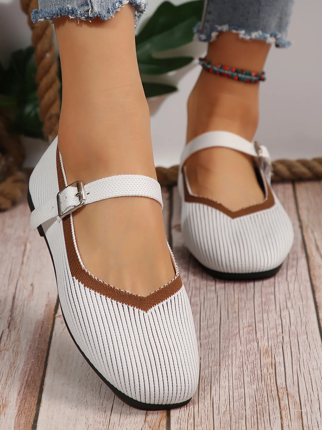 Plain All Season Casual Shallow Shoes