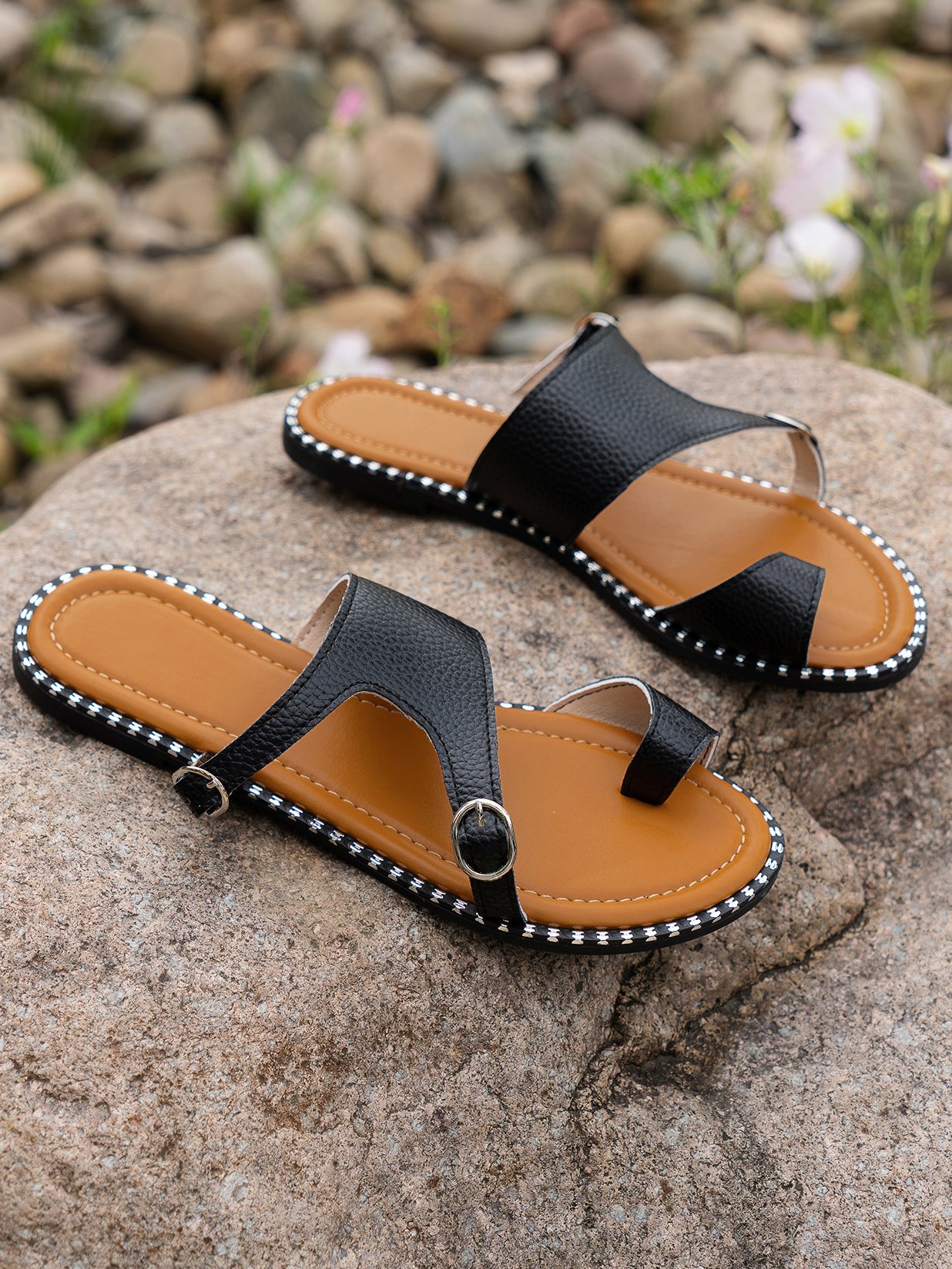 Pu Casual Summer Slide Sandals