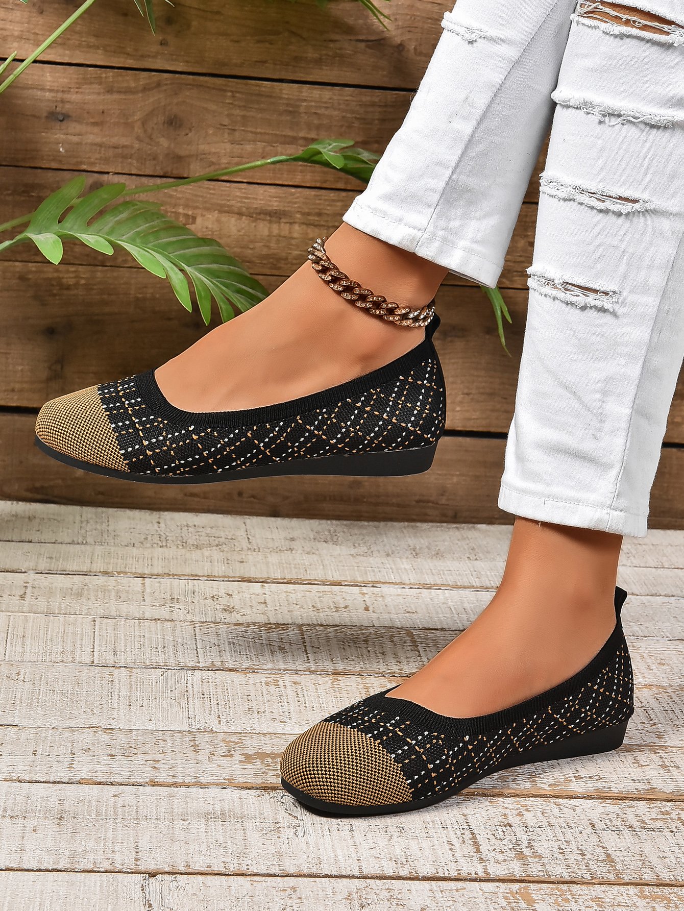 Mesh Fabric Casual All Season Shallow Shoes