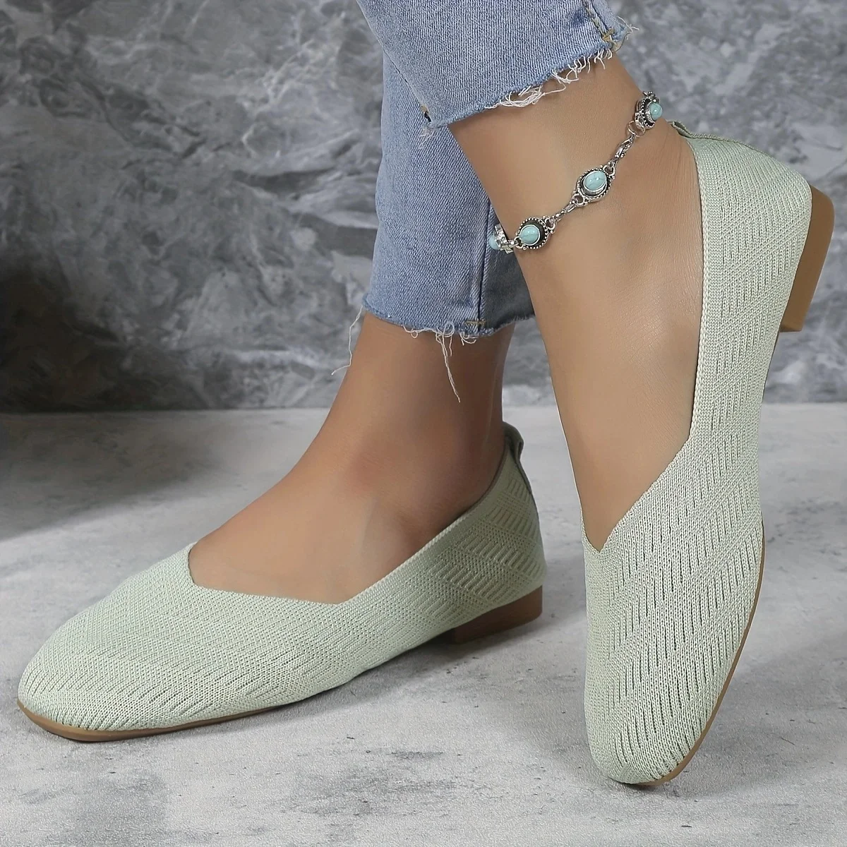 Mesh Fabric All Season Plain Casual Shallow Shoes