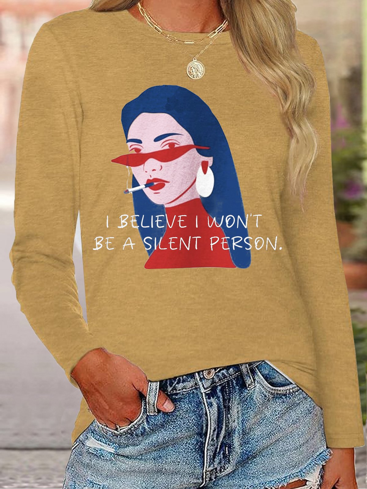 I believe I won't be a silent person Ideologies T-Shirt