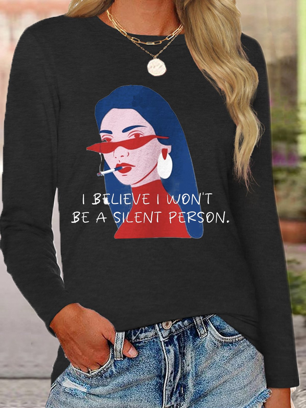 I believe I won't be a silent person Ideologies T-Shirt