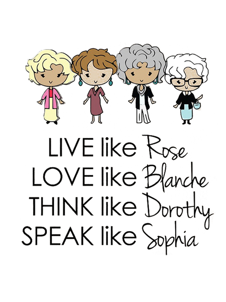 live like rose love like bpanche RBG T-Shirt