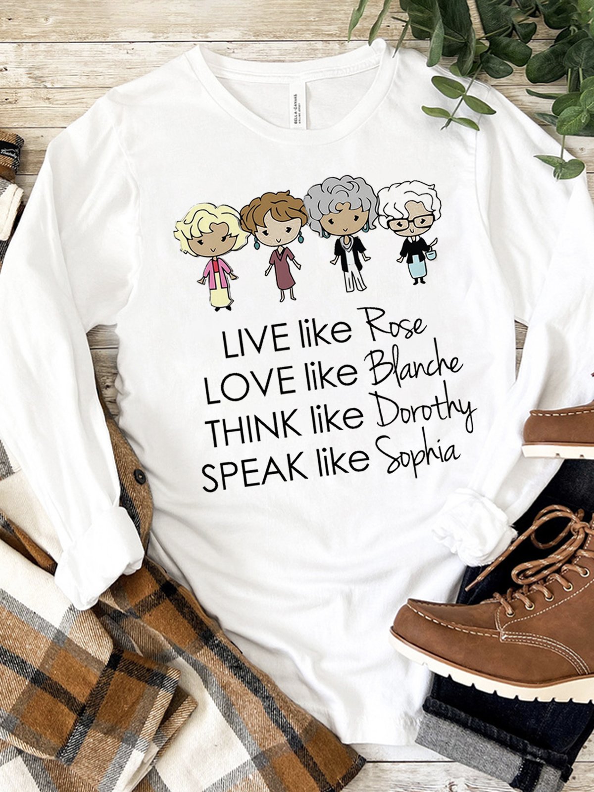 live like rose love like bpanche RBG T-Shirt