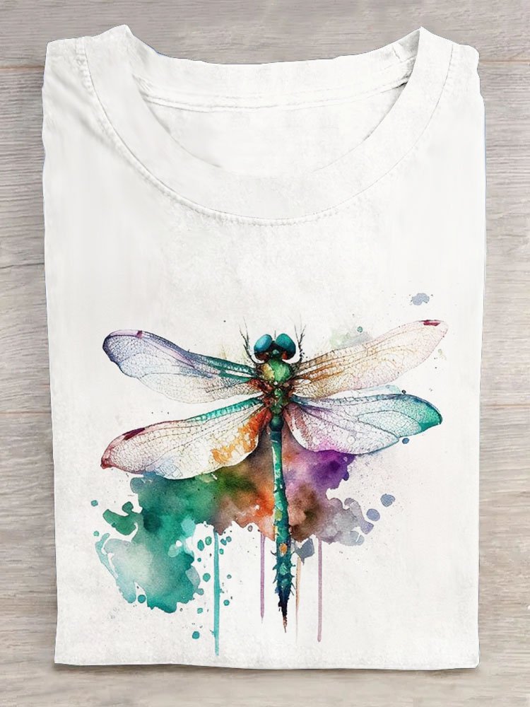 Dragonfly Loose Casual T-Shirt