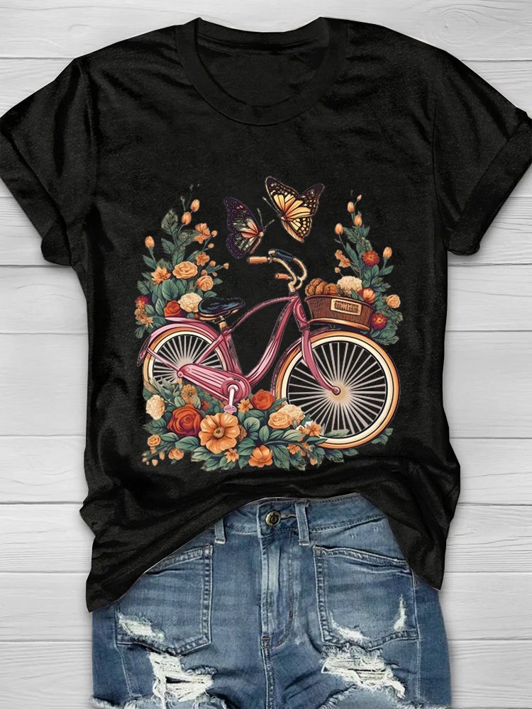 Floral Casual Loose T-Shirt