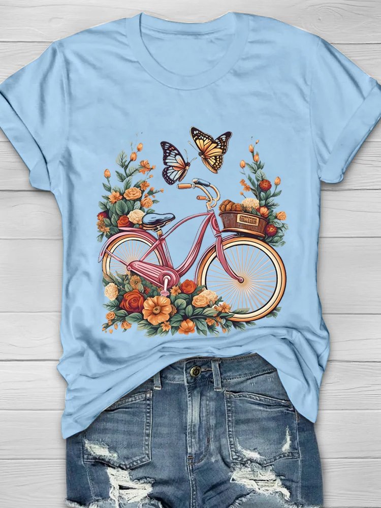 Floral Casual Loose T-Shirt