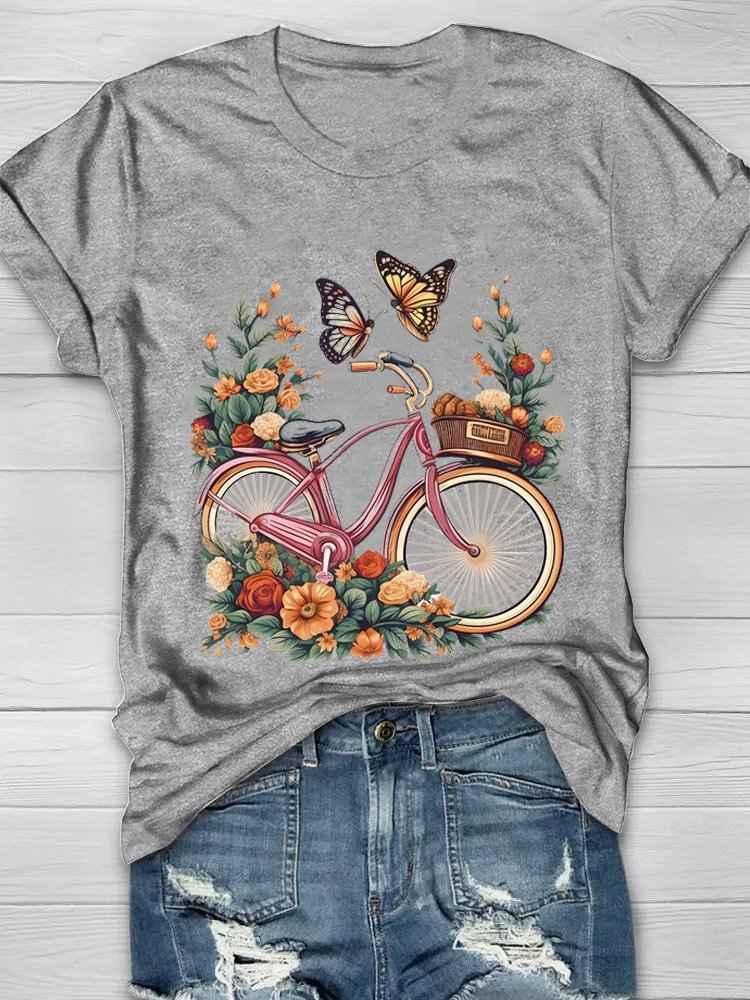 Floral Casual Loose T-Shirt