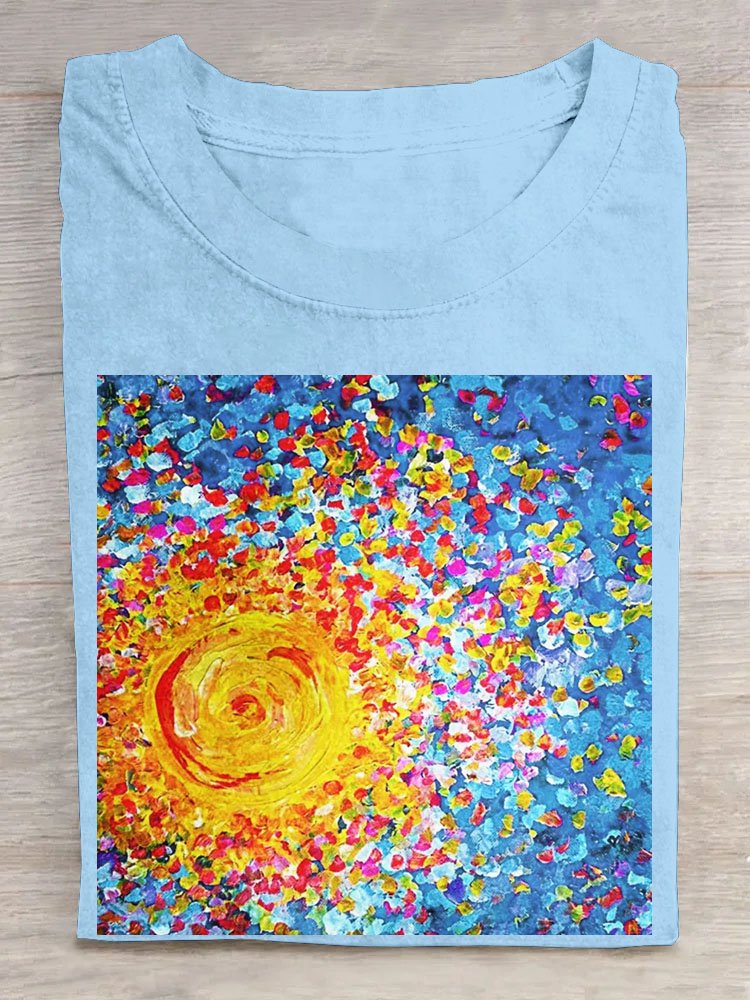 Abstract Casual T-Shirt