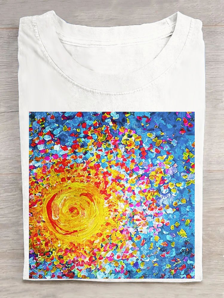 Abstract Casual T-Shirt