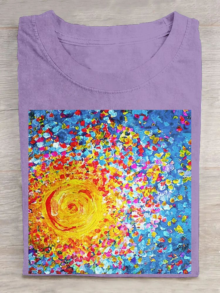 Abstract Casual T-Shirt